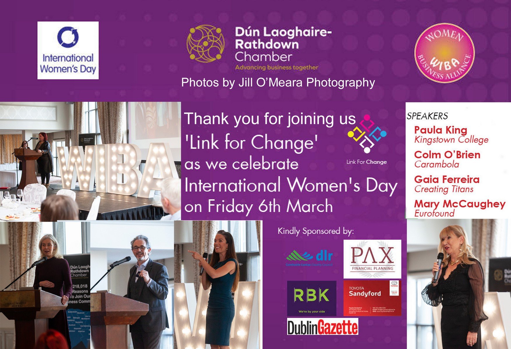 Summary image of Link for change International Womens day lunch dlrchamber